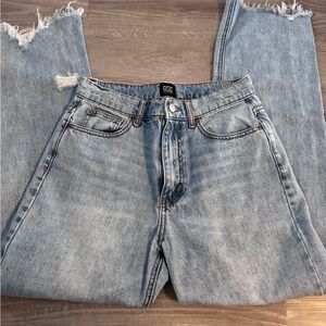 BDG Light Blue High-Rise Straight Cowboy Jeans